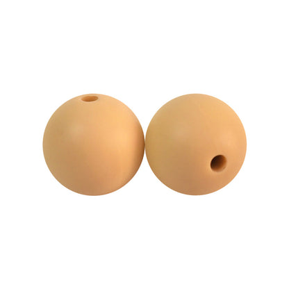 50pcs 15mm Silicone Beads Solid Color Bulk Assortment 131
