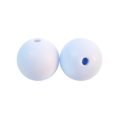 50pcs 15mm Silicone Beads Solid Color Bulk Assortment 132