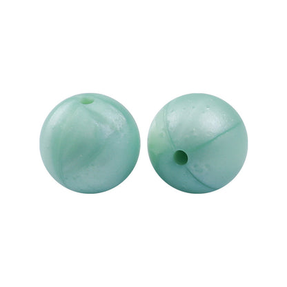 50pcs 15mm Silicone Beads Solid Color Bulk Assortment 140