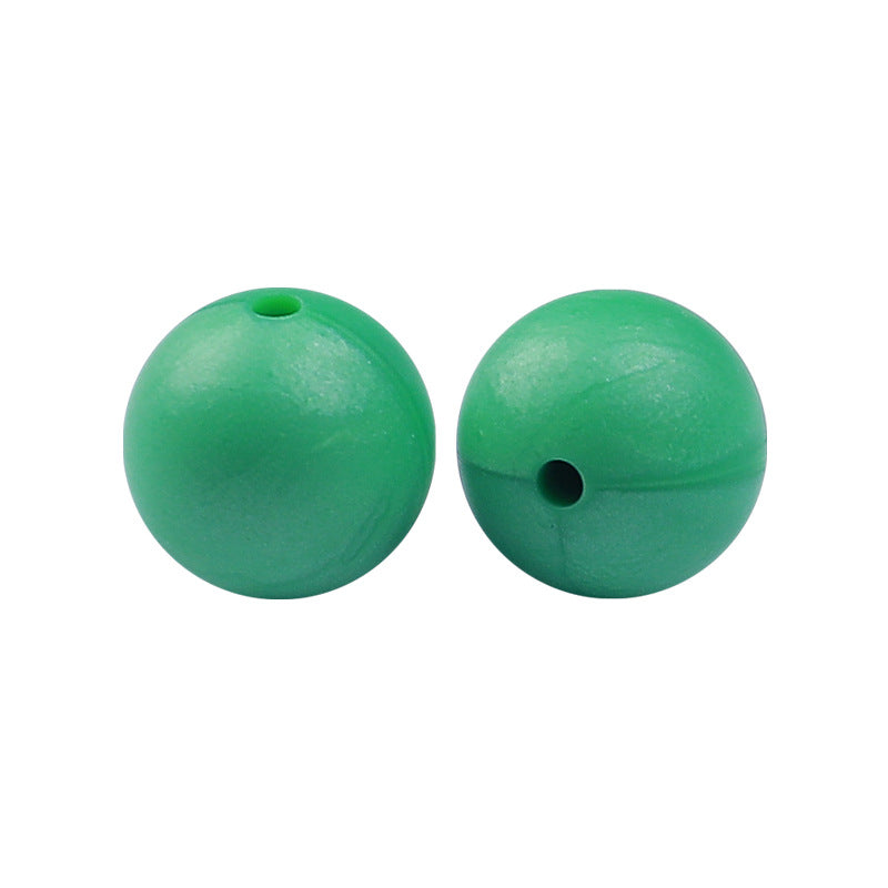 50pcs 15mm Silicone Beads Solid Color Bulk Assortment 141