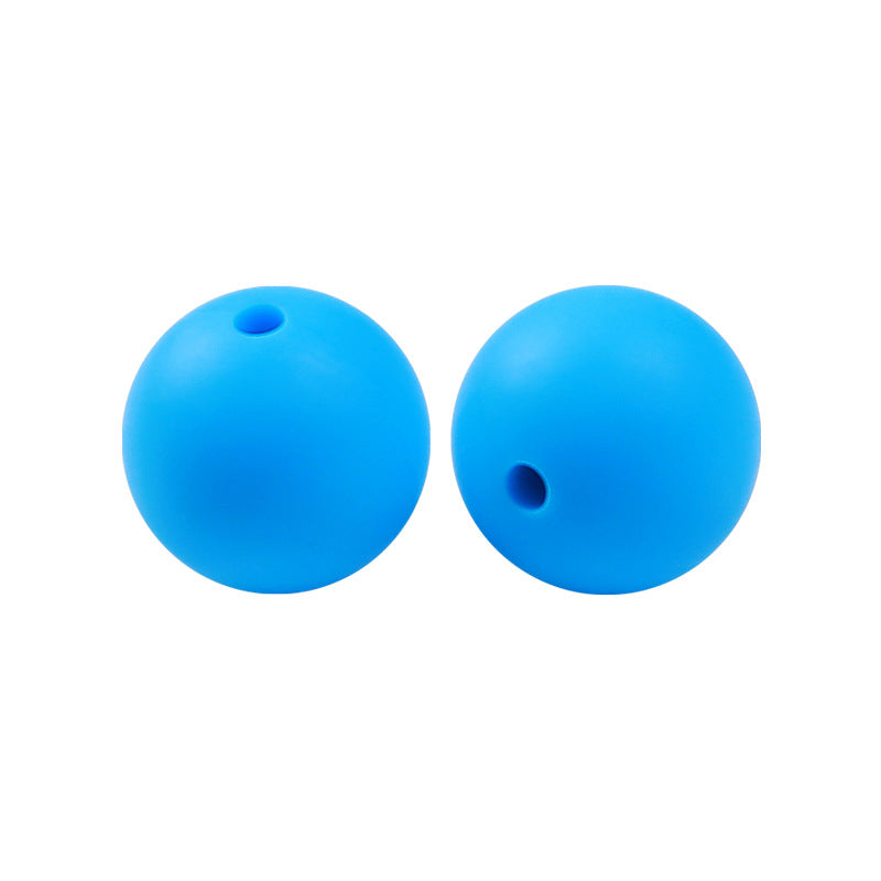 50pcs 15mm Silicone Beads Solid Color Bulk Assortment 9