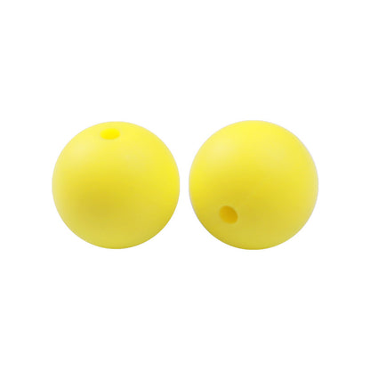 50pcs 15mm Silicone Beads Solid Color Bulk Assortment 11