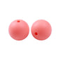 50pcs 15mm Silicone Beads Solid Color Bulk Assortment 12