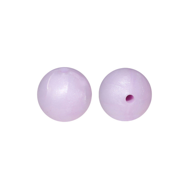 50pcs 15mm Silicone Beads Solid Color 150 Colors Option