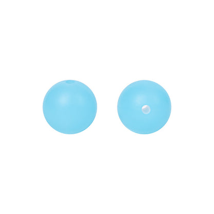 50pcs 15mm Silicone Beads Solid Color Bulk Assortment 64