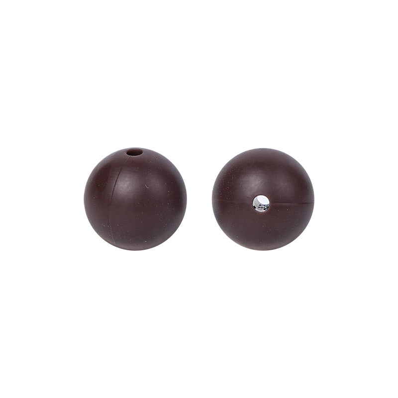 50pcs 15mm Silicone Beads Solid Color Bulk Assortment 65