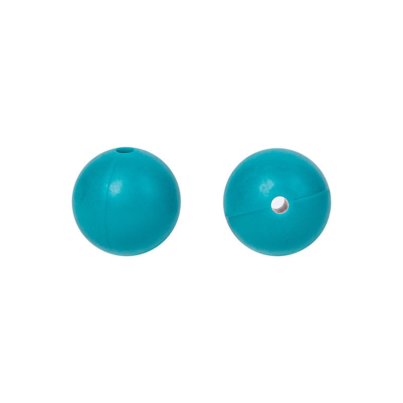 50pcs 15mm Silicone Beads Solid Color Bulk Assortment 71