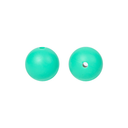 50pcs 15mm Silicone Beads Solid Color Bulk Assortment 73
