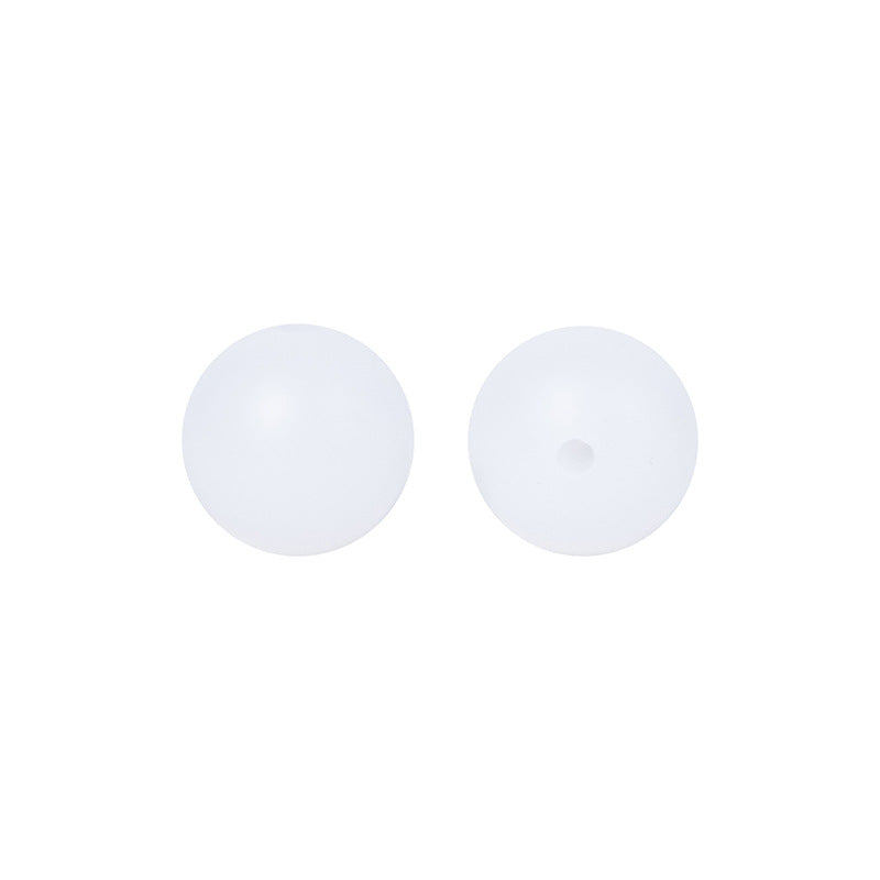 50pcs 15mm Silicone Beads Solid Color Bulk Assortment 75