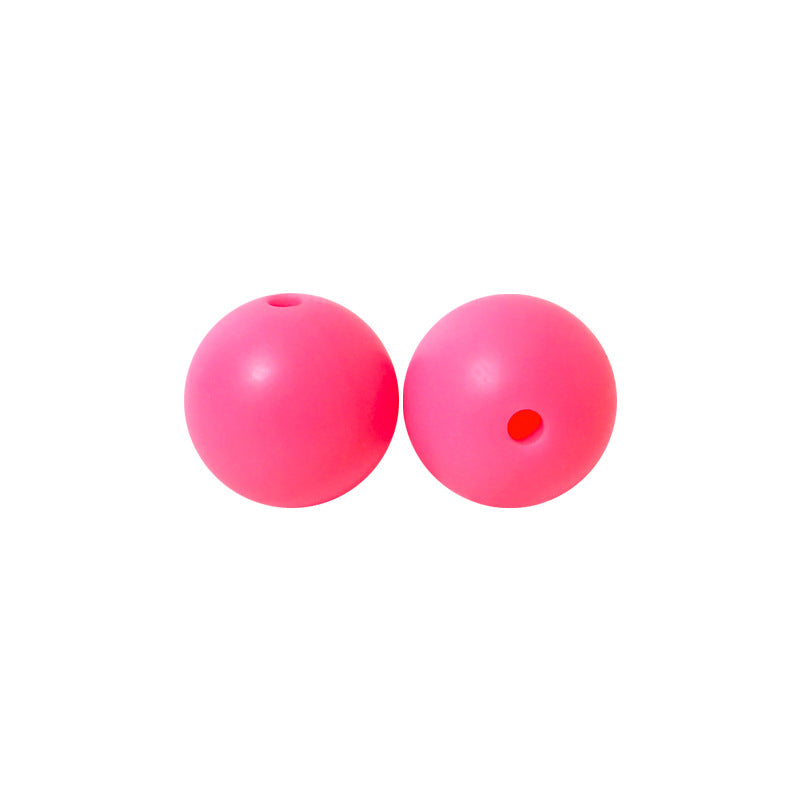 50pcs 15mm Silicone Beads Solid Color Bulk Assortment 77