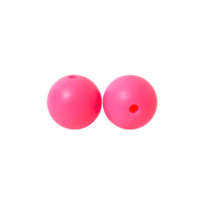 50pcs 15mm Silicone Beads Solid Color Bulk Assortment 77