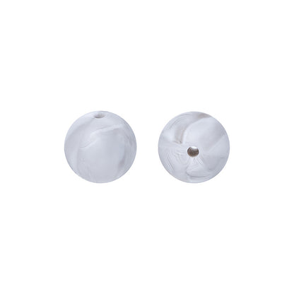 50pcs 15mm Silicone Beads Solid Color Bulk Assortment 84