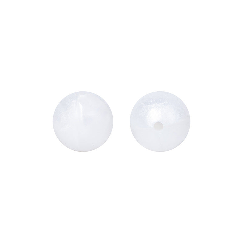 50pcs 15mm Silicone Beads Solid Color Bulk Assortment 86