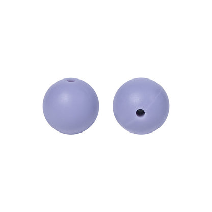 50pcs 15mm Silicone Beads Solid Color Bulk Assortment 87