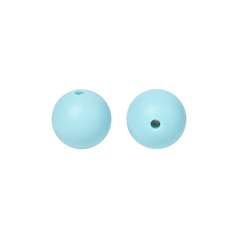 50pcs 15mm Silicone Beads Solid Color Bulk Assortment 91