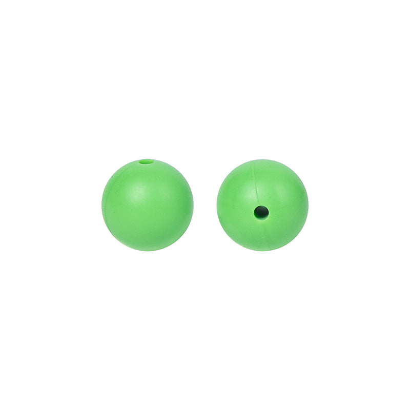50pcs 15mm Silicone Beads Solid Color Bulk Assortment 93