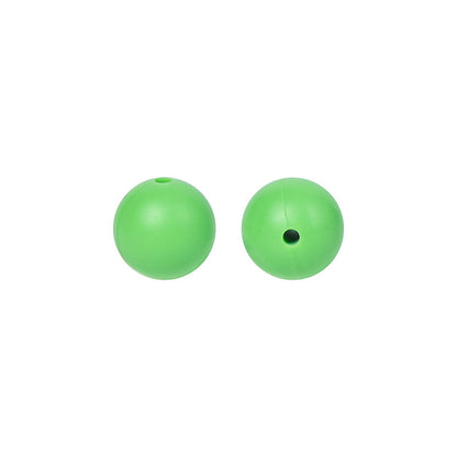 50pcs 15mm Silicone Beads Solid Color Bulk Assortment 93