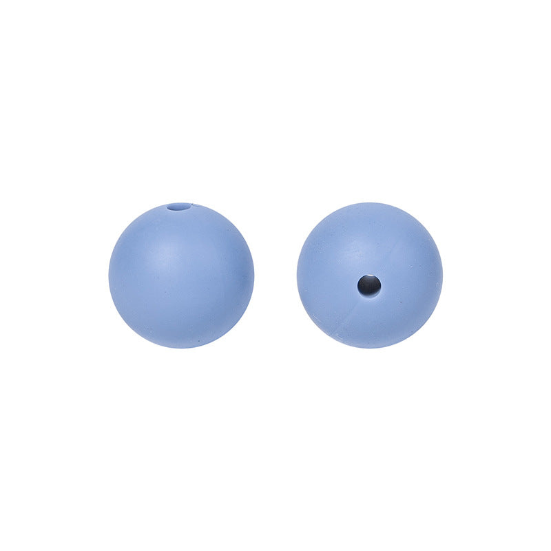 50pcs 15mm Silicone Beads Solid Color Bulk Assortment 94