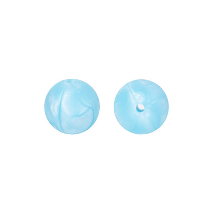 50pcs 15mm Silicone Beads Solid Color Bulk Assortment 100