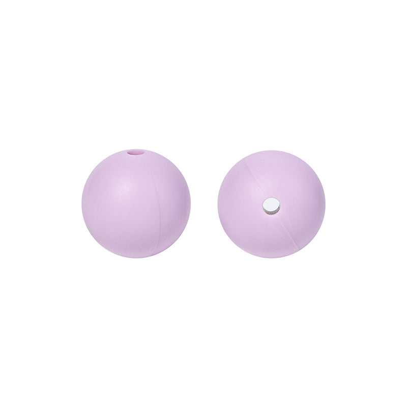 50pcs 15mm Silicone Beads Solid Color Bulk Assortment 19
