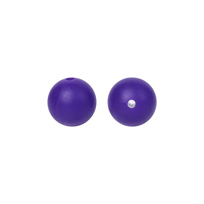 50pcs 15mm Silicone Beads Solid Color 150 Colors Option