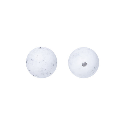 50pcs 15mm Silicone Beads Solid Color Bulk Assortment 26