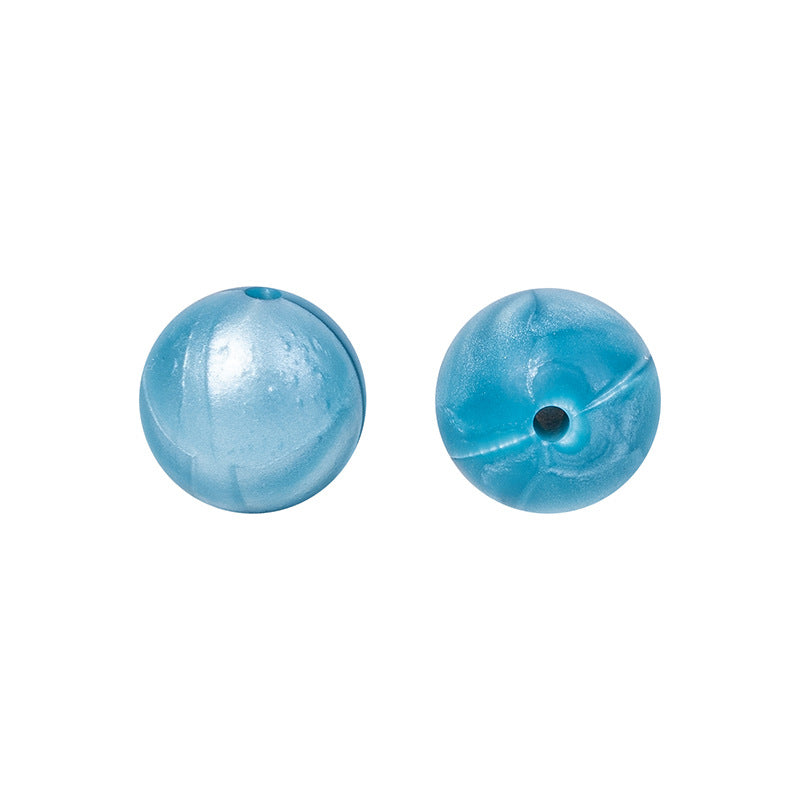50pcs 15mm Silicone Beads Solid Color Bulk Assortment 28