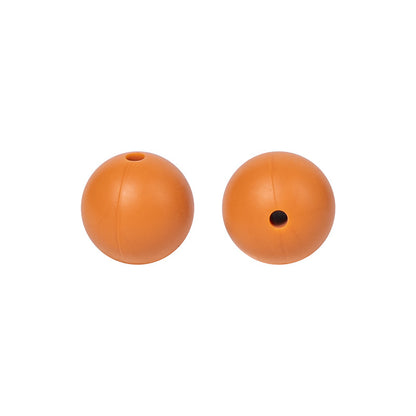 50pcs 15mm Silicone Beads Solid Color Bulk Assortment 35