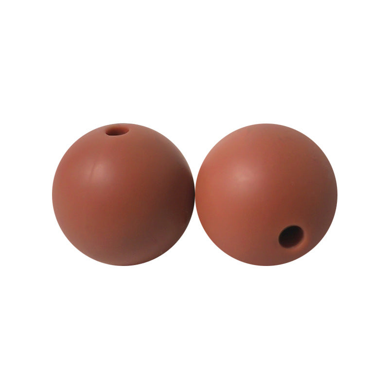 50pcs 15mm Silicone Beads Solid Color Bulk Assortment 43