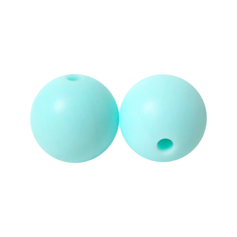 50pcs 15mm Silicone Beads Solid Color Bulk Assortment 44