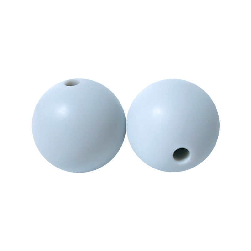 50pcs 15mm Silicone Beads Solid Color Bulk Assortment 45