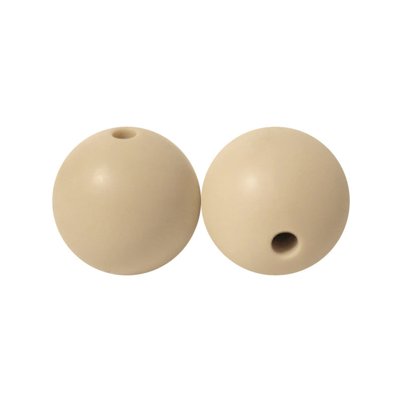 50pcs 15mm Silicone Beads Solid Color Bulk Assortment 47