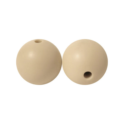 50pcs 15mm Silicone Beads Solid Color Bulk Assortment 47