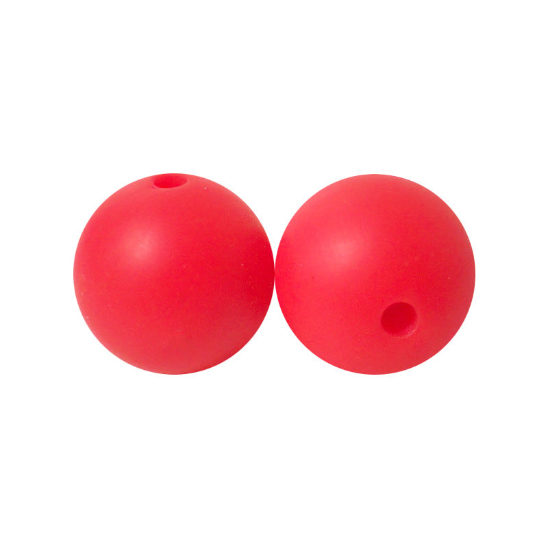 50pcs 15mm Silicone Beads Solid Color Bulk Assortment 52