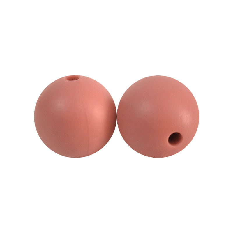 50pcs 15mm Silicone Beads Solid Color Bulk Assortment 108