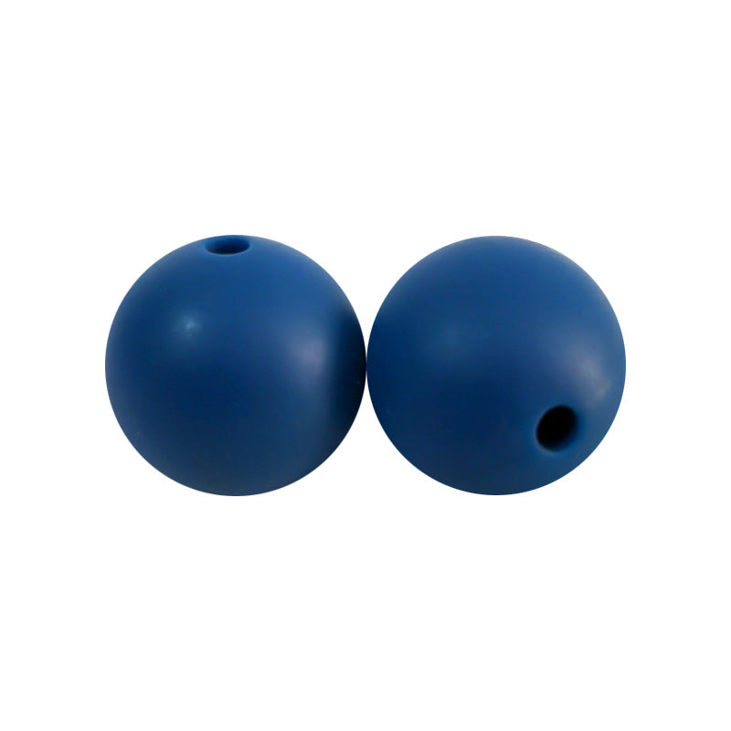 50pcs 15mm Silicone Beads Solid Color Bulk Assortment 109