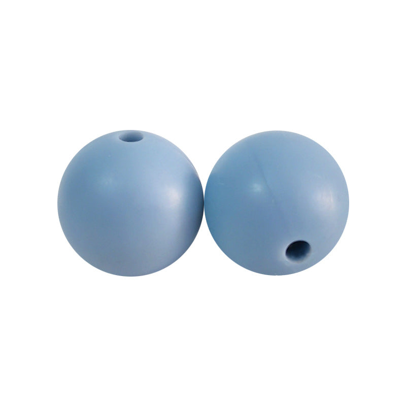 50pcs 15mm Silicone Beads Solid Color Bulk Assortment 110