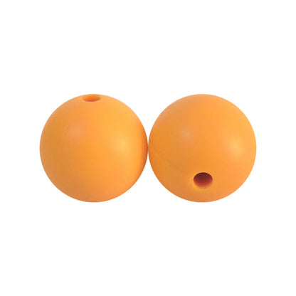 50pcs 15mm Silicone Beads Solid Color Bulk Assortment 111