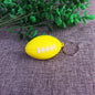 Rugby Stress Ball Keychain Sensory Squishy Toy for Kids and Adults 8