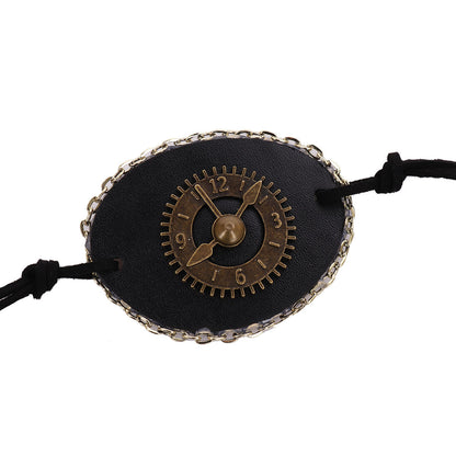 Halloween Pirate Gear Studded Eye Mask Party Accessory 10
