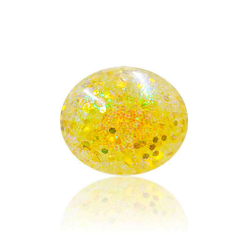 Sequins Glitter Sensory Stress Ball Squishy Toy 6cm Diameter 6