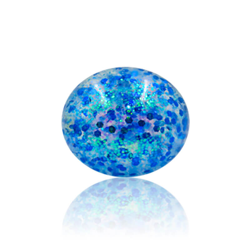 Sequins Glitter Sensory Stress Ball Squishy Toy 6cm Diameter 5