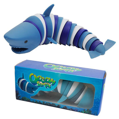 Shark Fidget Slug Articulated Sensory Fidget Toy 2