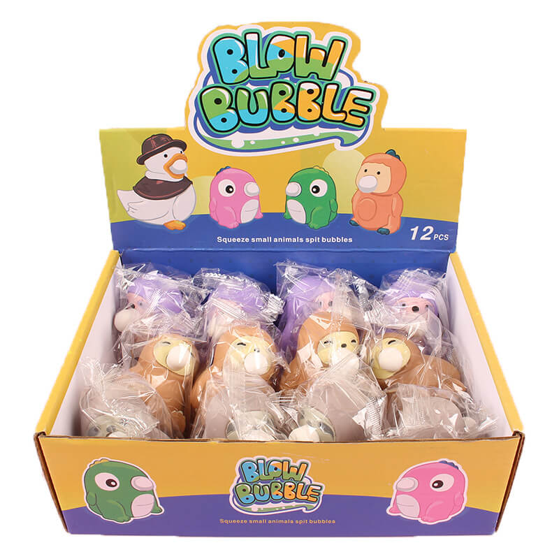 Squishy Toy Sloth Spit Bubble Squeeze Sensory Toy 4