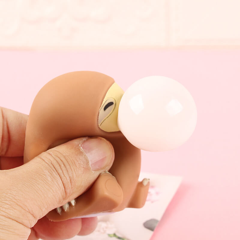Squishy Toy Sloth Spit Bubble Squeeze Sensory Toy 7