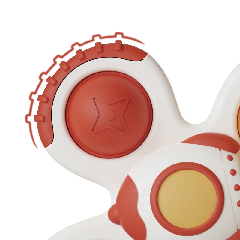 Silicone Pop It Fidget Toy Space Travel Suction Cup 3 Pack 6