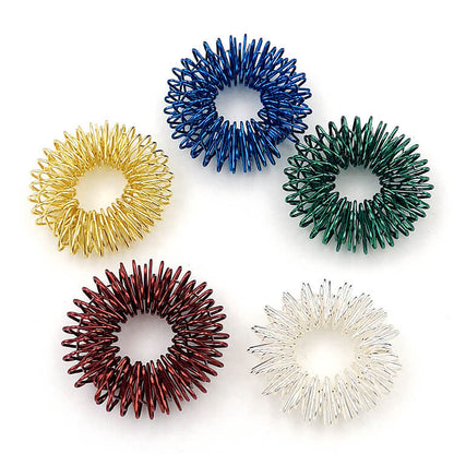 Metal Spiky Sensory Fidget Ring for Adults and Kids