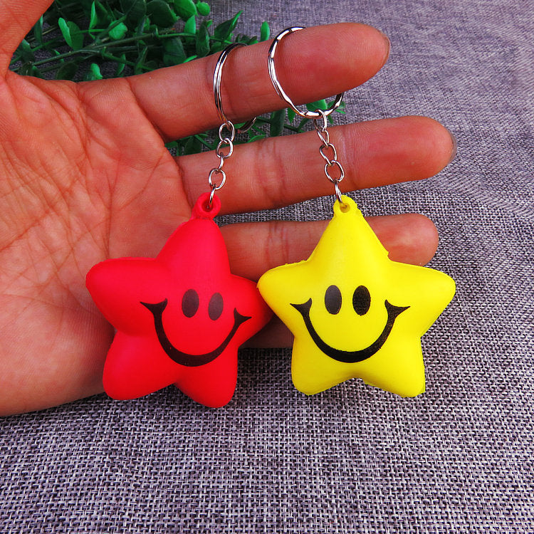 Star Shape Sensory Stress Ball Keychain Squishy Toy 5