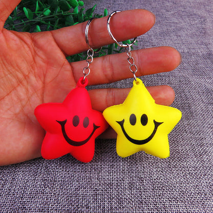 Star Shape Sensory Stress Ball Keychain Squishy Toy 5