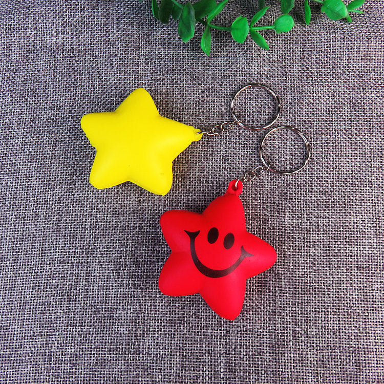 Star Shape Sensory Stress Ball Keychain Squishy Toy 6